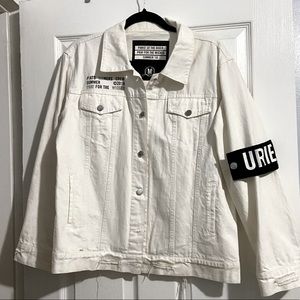 panic at the disco white jean jacket